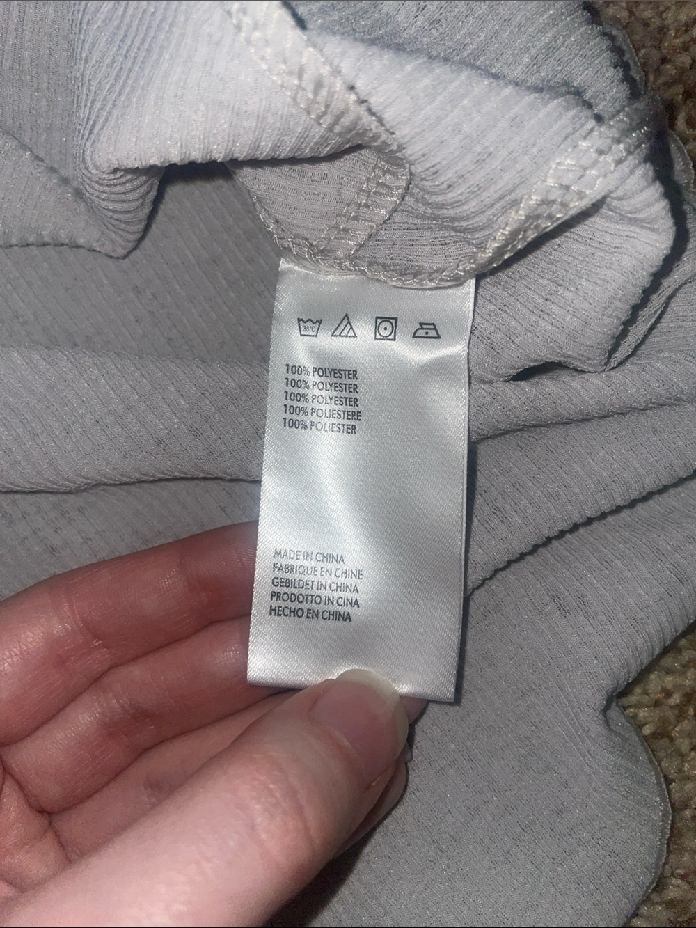 NWT Steele grey/silver fairy core long sleeve - Picture 5 of 5